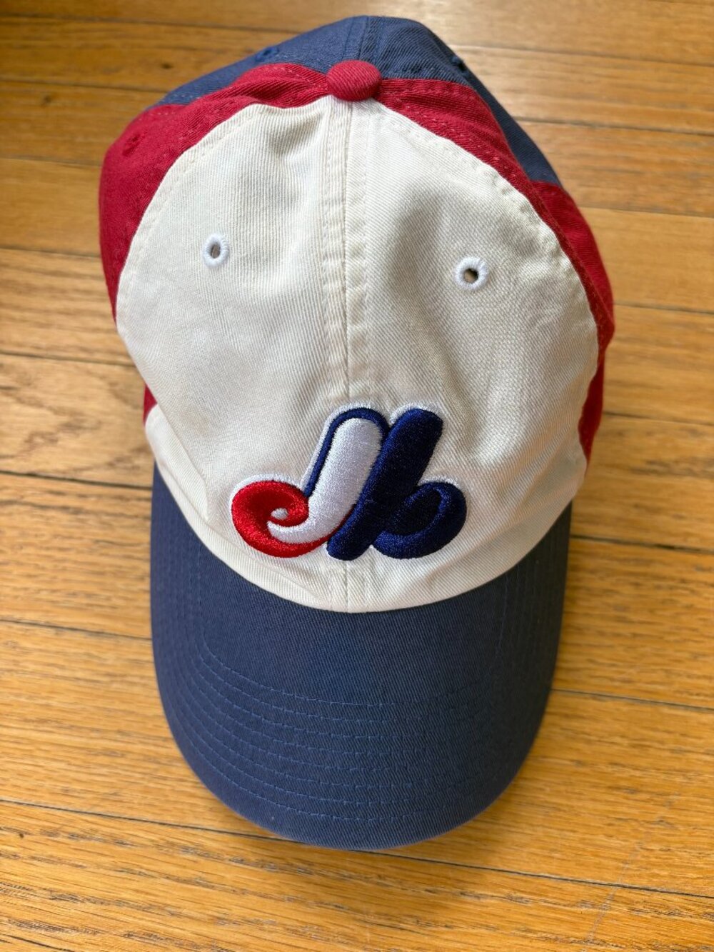 Vintage Montreal Expos Hat ‘47Brand Cooperstown Collection Baseball Cap, Large